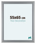 Como MDF Photo Frame 55x65cm Silver Matte Front Size | Yourdecoration.com