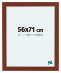 Como MDF Photo Frame 56x71cm Cherry Front Size | Yourdecoration.com