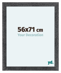 Como MDF Photo Frame 56x71cm Gray Swept Front Size | Yourdecoration.com