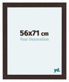 Como MDF Photo Frame 56x71cm Oak Dark Front Size | Yourdecoration.com
