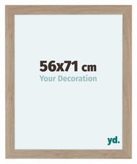 Como MDF Photo Frame 56x71cm Oak Light Front Size | Yourdecoration.com
