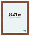 Como MDF Photo Frame 56x71cm Walnut Front Size | Yourdecoration.com