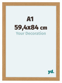 Como MDF Photo Frame 59 4x84cm A1 Beech Front Size | Yourdecoration.com