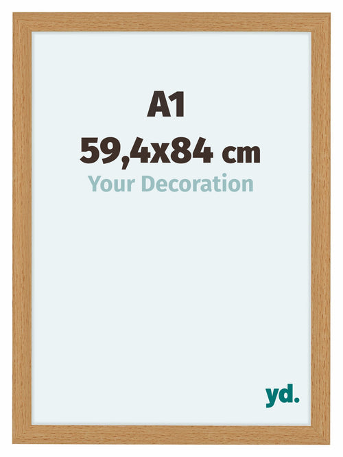 Como MDF Photo Frame 59 4x84cm A1 Beech Front Size | Yourdecoration.com
