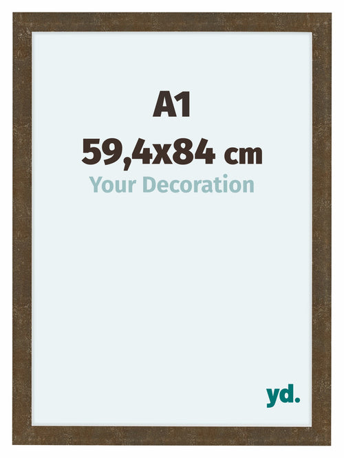 Como MDF Photo Frame 59 4x84cm A1 Gold Antique Front Size | Yourdecoration.com