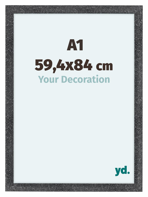 Como MDF Photo Frame 59 4x84cm A1 Gray Swept Front Size | Yourdecoration.com