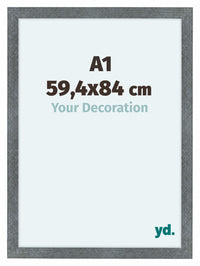 Como MDF Photo Frame 59 4x84cm A1 Iron Swept Front Size | Yourdecoration.com