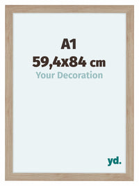 Como MDF Photo Frame 59 4x84cm A1 Oak Light Front Size | Yourdecoration.com