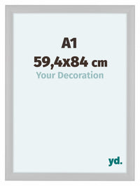 Como MDF Photo Frame 59 4x84cm A1 White Matte Front Size | Yourdecoration.com