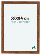 Como MDF Photo Frame 59x84cm Oak Rustic Front Size | Yourdecoration.com
