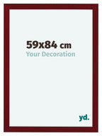 Como MDF Photo Frame 59x84cm Wine Red Swept Front Size | Yourdecoration.com
