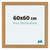 Como MDF Photo Frame 60x60cm Beech Front Size | Yourdecoration.com