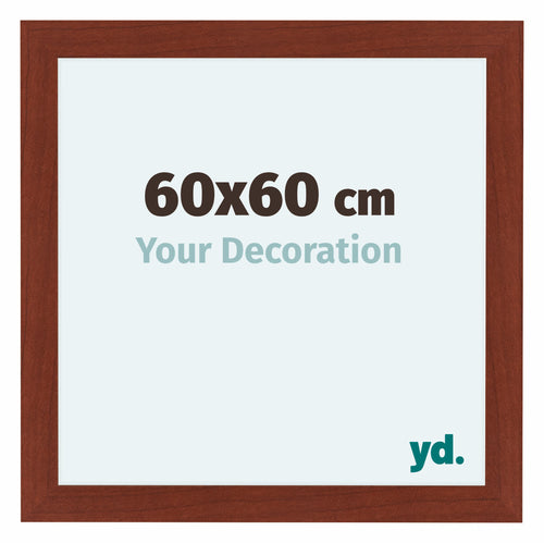Como MDF Photo Frame 60x60cm Cherry Front Size | Yourdecoration.com