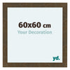 Como MDF Photo Frame 60x60cm Gold Antique Front Size | Yourdecoration.com