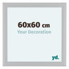 Como MDF Photo Frame 60x60cm White High Gloss Front Size | Yourdecoration.com
