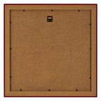 Como MDF Photo Frame 60x60cm Wine Red Swept Back | Yourdecoration.com