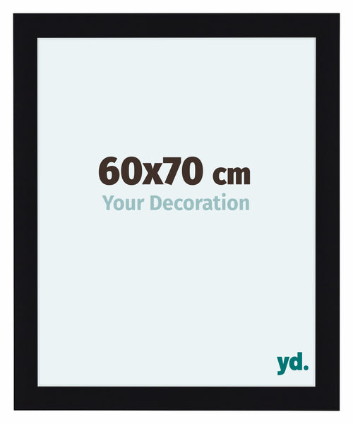 Como MDF Photo Frame 60x70cm Black High Gloss Front Size | Yourdecoration.com