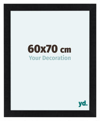Como MDF Photo Frame 60x70cm Black Matte Front Size | Yourdecoration.com