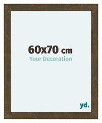 Como MDF Photo Frame 60x70cm Gold Antique Front Size | Yourdecoration.com