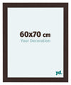 Como MDF Photo Frame 60x70cm Oak Dark Front Size | Yourdecoration.com
