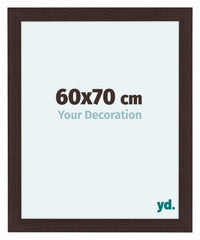 Como MDF Photo Frame 60x70cm Oak Dark Front Size | Yourdecoration.com