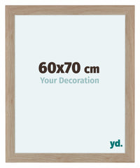 Como MDF Photo Frame 60x70cm Oak Light Front Size | Yourdecoration.com