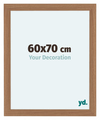 Como MDF Photo Frame 60x70cm Walnut Light Front Size | Yourdecoration.com