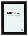 Como MDF Photo Frame 60x80cm Black High Gloss Front Size | Yourdecoration.com
