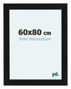 Como MDF Photo Frame 60x80cm Black Matte Front Size | Yourdecoration.com