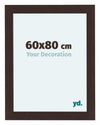 Como MDF Photo Frame 60x80cm Oak Dark Front Size | Yourdecoration.com