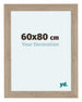 Como MDF Photo Frame 60x80cm Oak Light Front Size | Yourdecoration.com