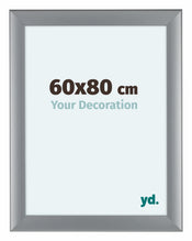 Como MDF Photo Frame 60x80cm Silver Matte Front Size | Yourdecoration.com