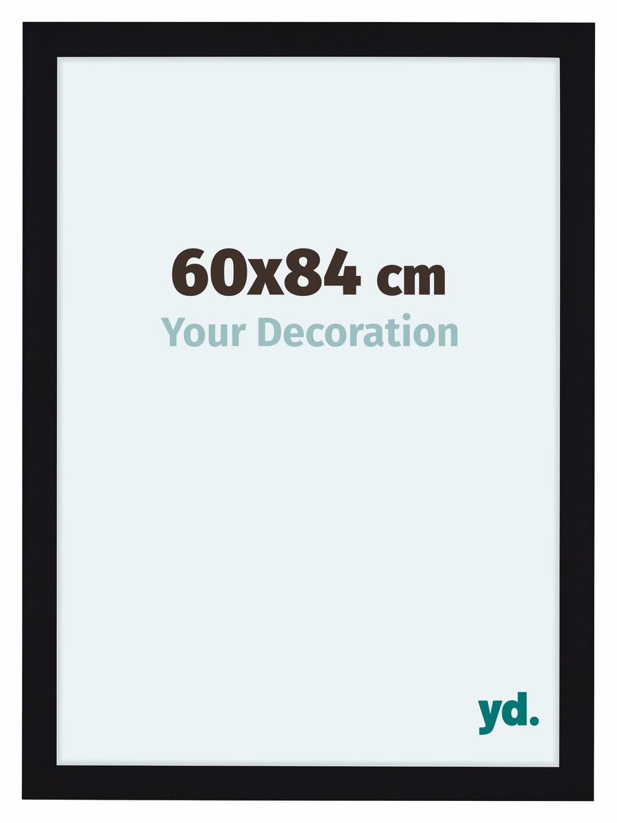 Como MDF Photo Frame 60x84cm Black High Gloss Front Size | Yourdecoration.com