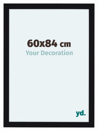 Como MDF Photo Frame 60x84cm Black High Gloss Front Size | Yourdecoration.com