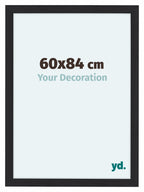 Como MDF Photo Frame 60x84cm Black Woodgrain Front Size | Yourdecoration.com