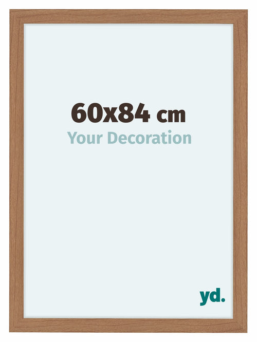Como MDF Photo Frame 60x84cm Walnut Light Front Size | Yourdecoration.com