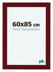 Como MDF Photo Frame 60x85cm Wine Red Swept Front Size | Yourdecoration.com
