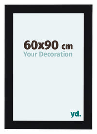 Como MDF Photo Frame 60x90cm Black High Gloss Front Size | Yourdecoration.com