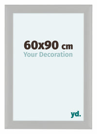 Como MDF Photo Frame 60x90cm White Woodgrain Front Size | Yourdecoration.com