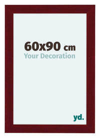 Como MDF Photo Frame 60x90cm Wine Red Swept Front Size | Yourdecoration.com