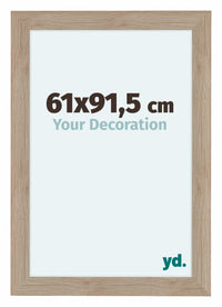 Como MDF Photo Frame 61x91 5cm Oak Light Front Size | Yourdecoration.com