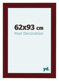 Como MDF Photo Frame 62x93cm Wine Red Swept Front Size | Yourdecoration.com