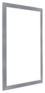 Como MDF Photo Frame 67x98cm Aluminum Brushed Front Oblique | Yourdecoration.com