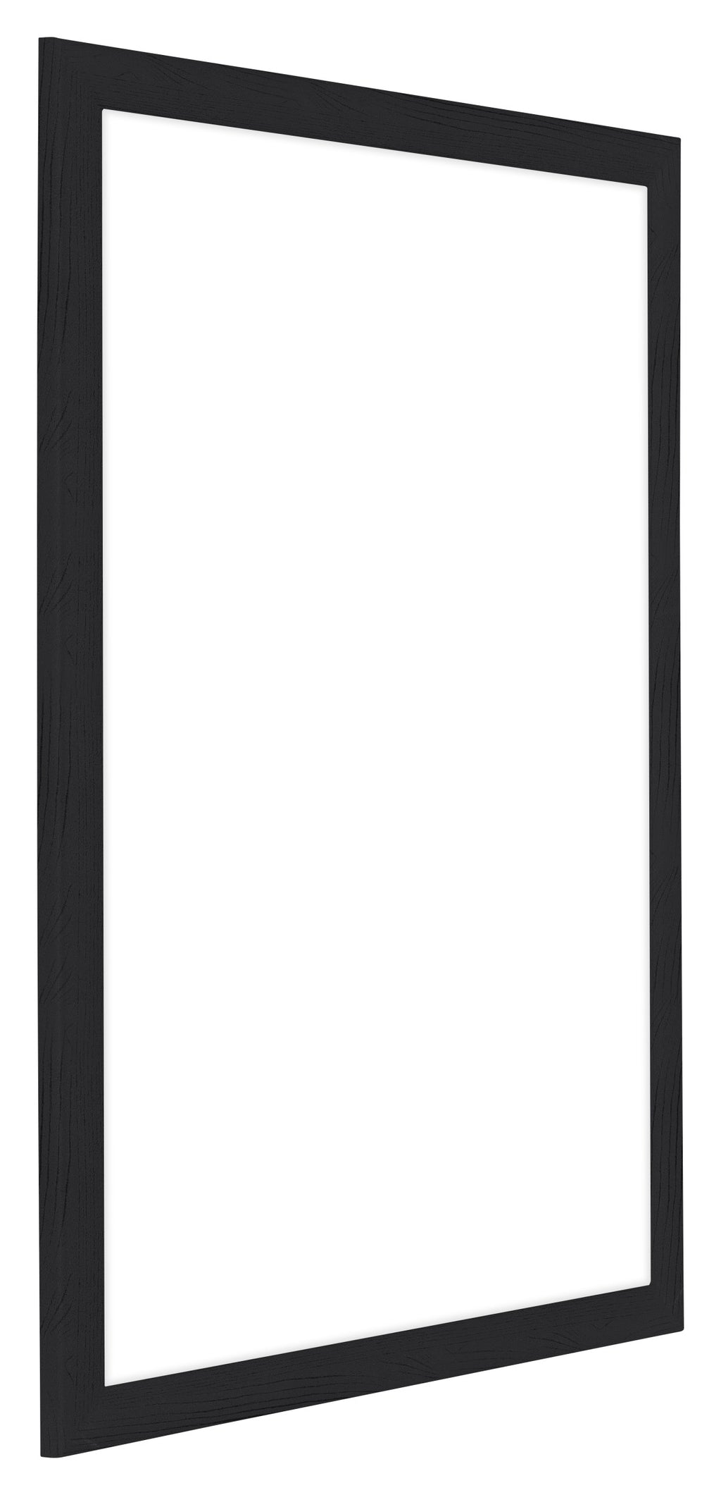 Como MDF Photo Frame 67x98cm Black Woodgrain Front Oblique | Yourdecoration.com