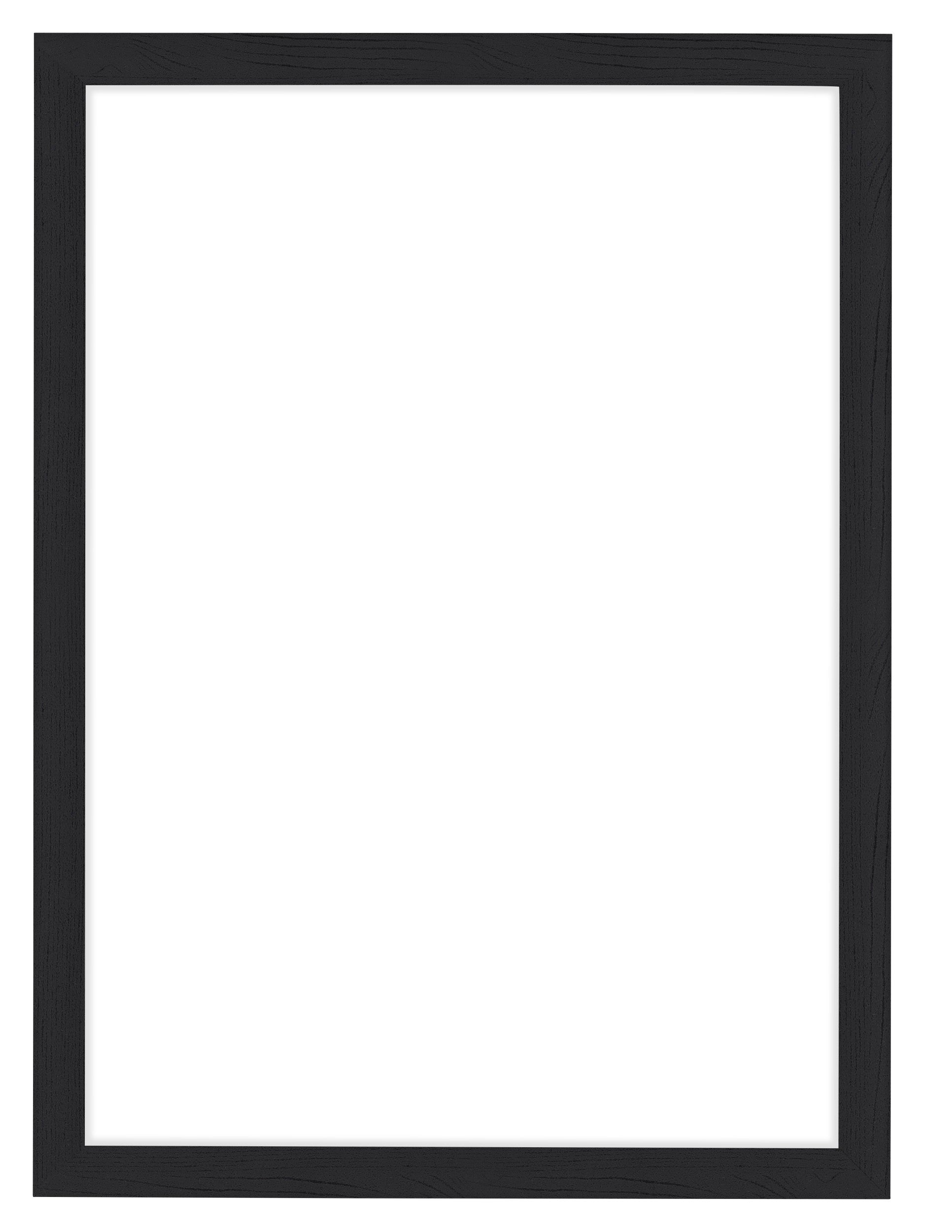 Como MDF Photo Frame 67x98cm Black Woodgrain Front | Yourdecoration.com