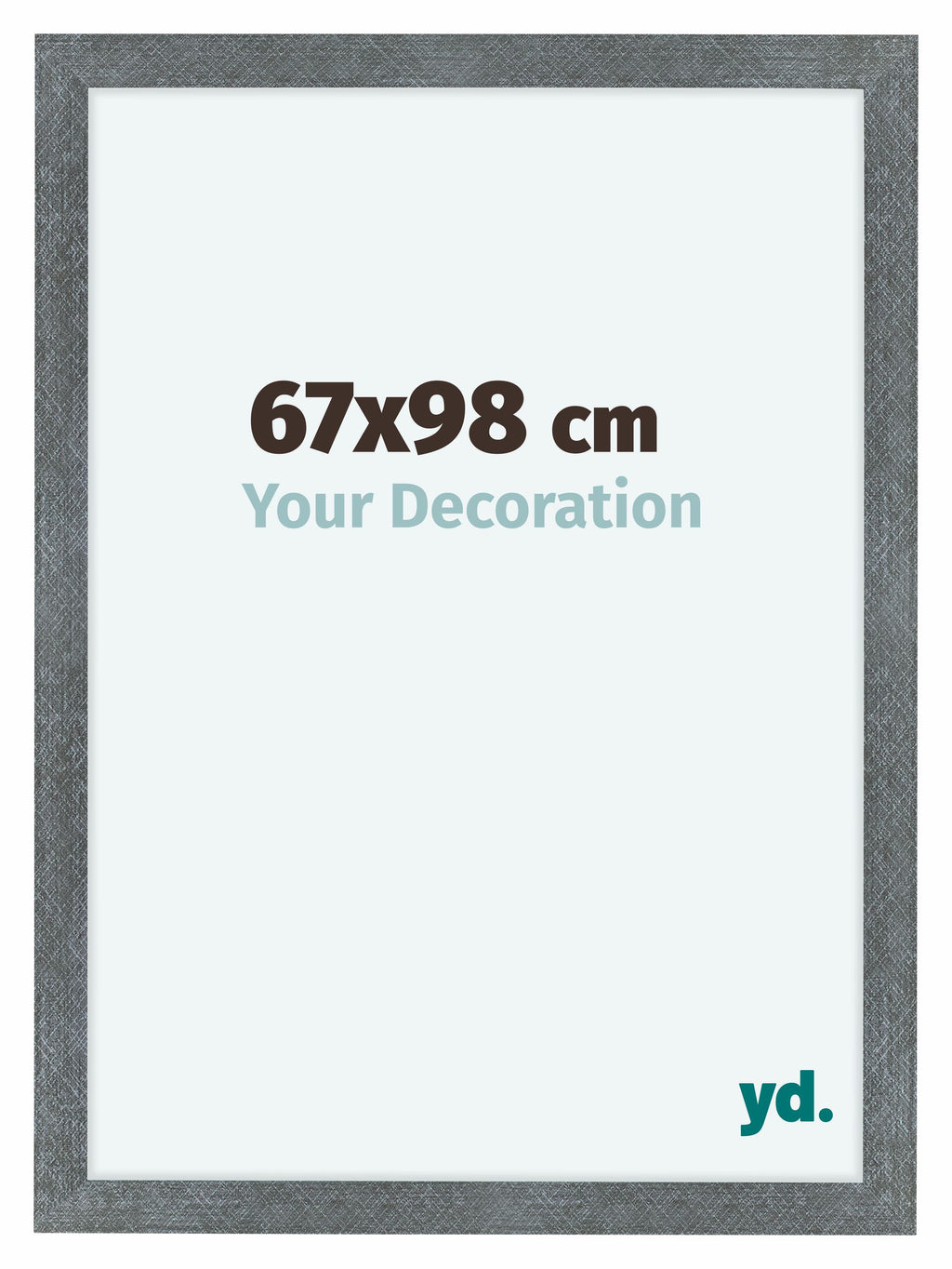 Como MDF Photo Frame 67x98cm Iron Swept Front Size | Yourdecoration.com