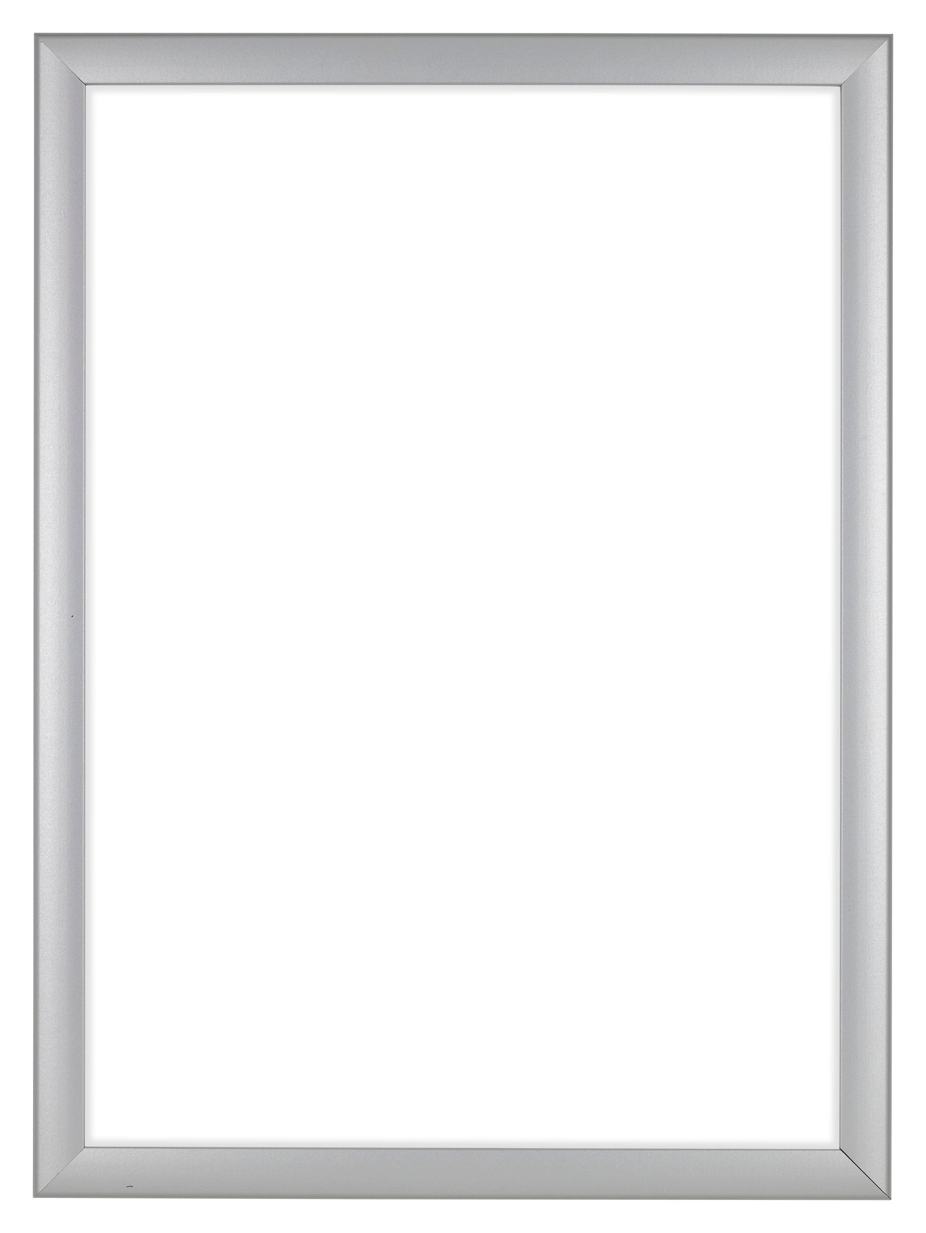 Como MDF Photo Frame 67x98cm Silver Matte Front | Yourdecoration.com