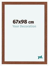 Como MDF Photo Frame 67x98cm Walnut Front Size | Yourdecoration.com