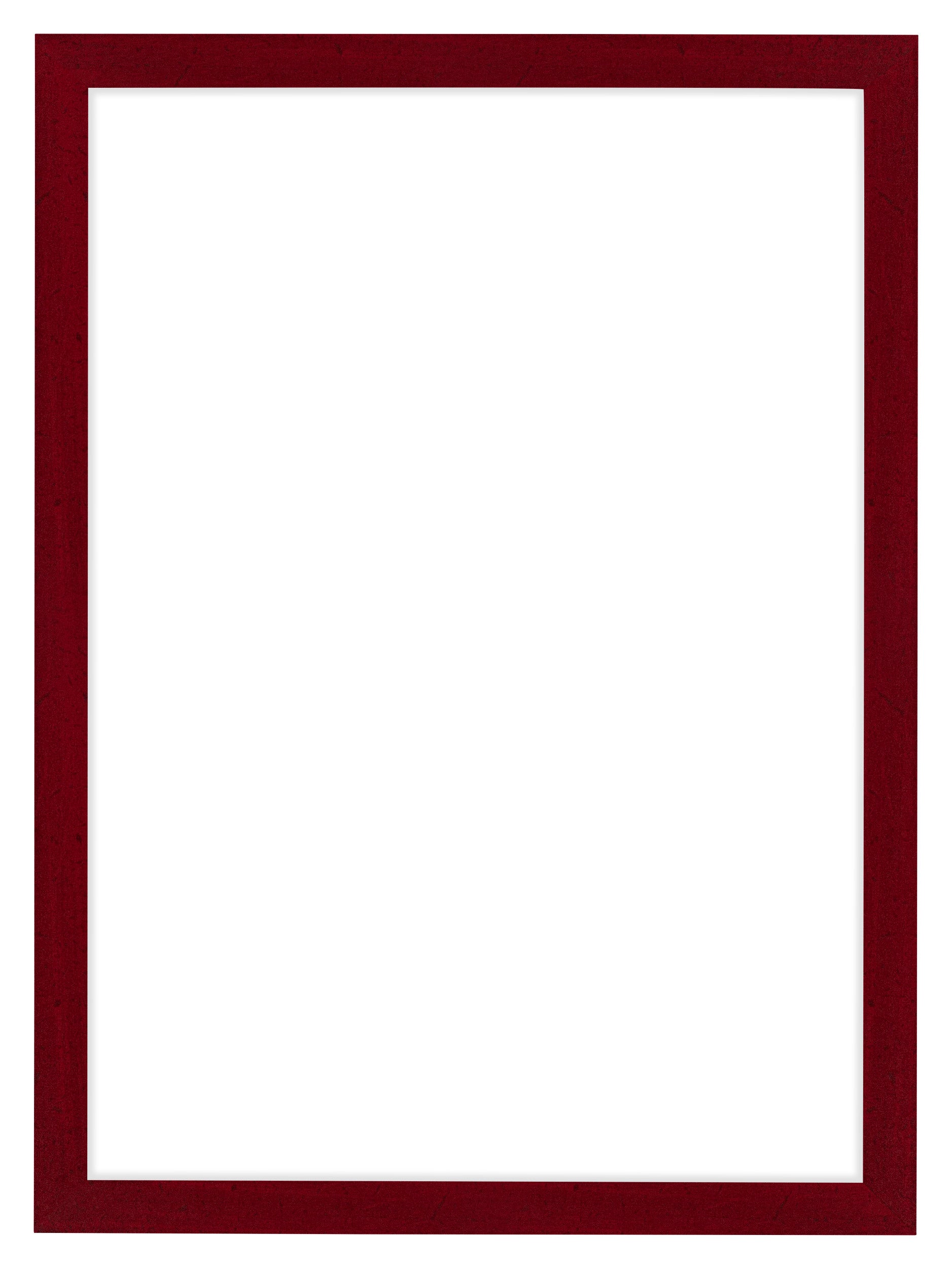 Como MDF Photo Frame 67x98cm Wine Red Swept Front | Yourdecoration.com