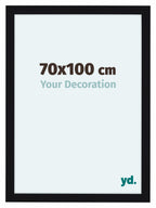 Como MDF Photo Frame 70x100cm Black High Gloss Front Size | Yourdecoration.com